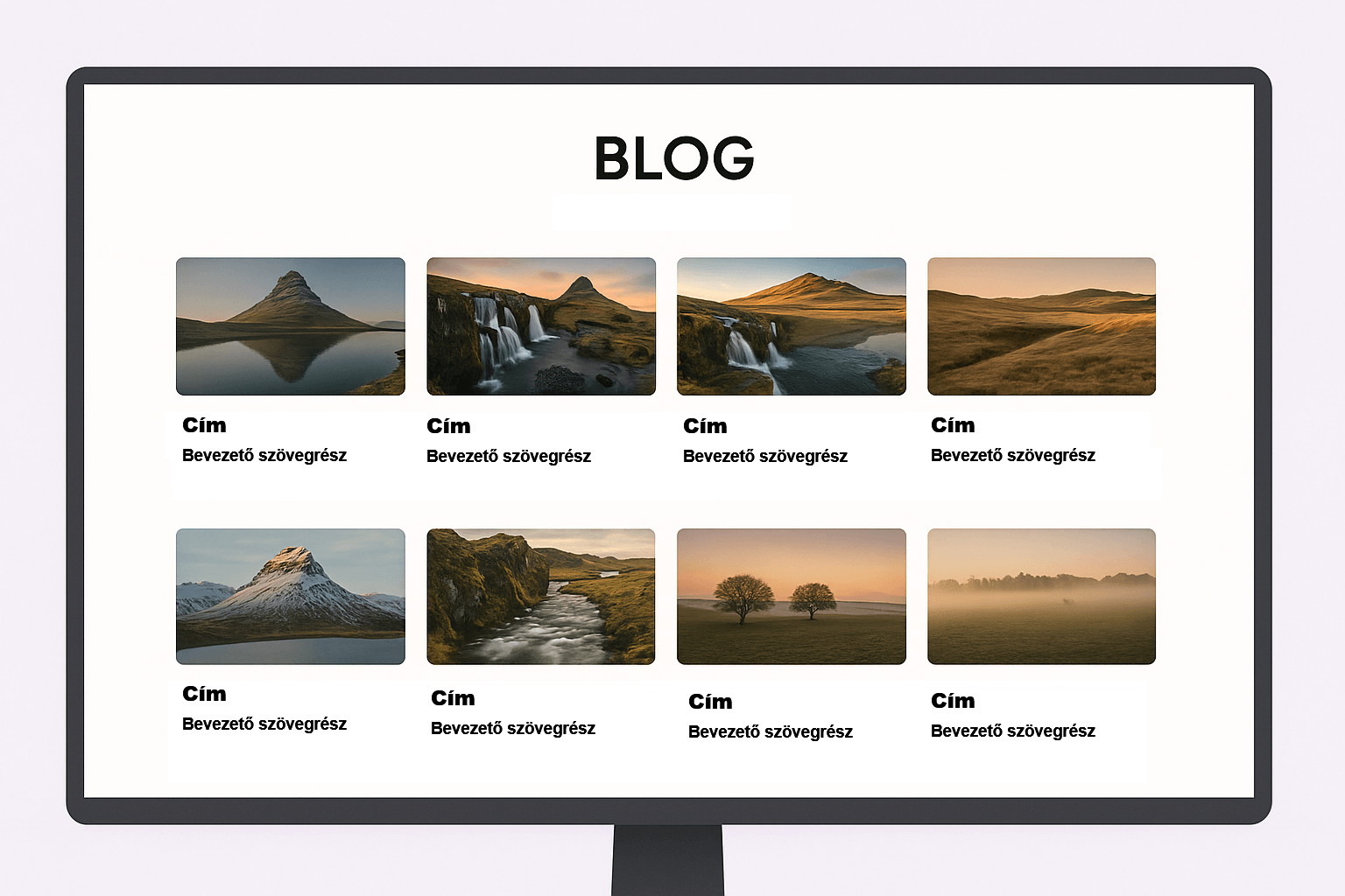 Blog oldal nézetek