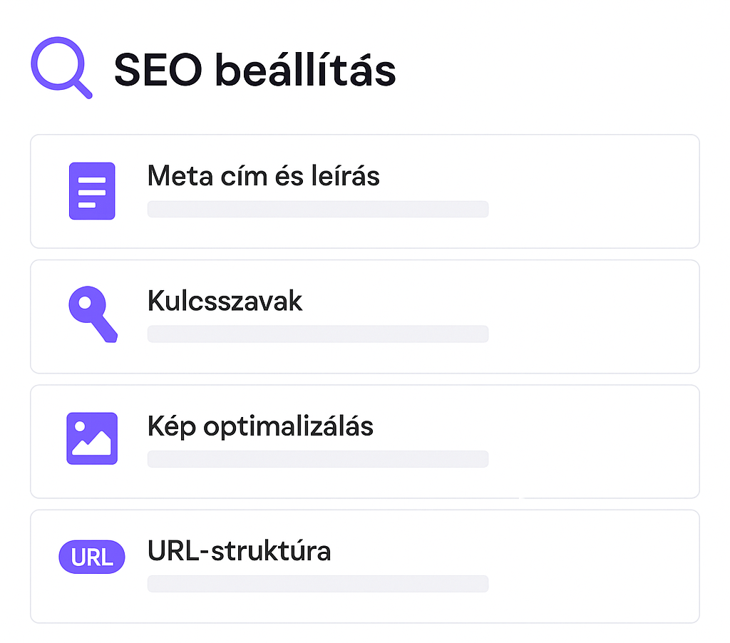 SEO beállítás szolgáltatás kép